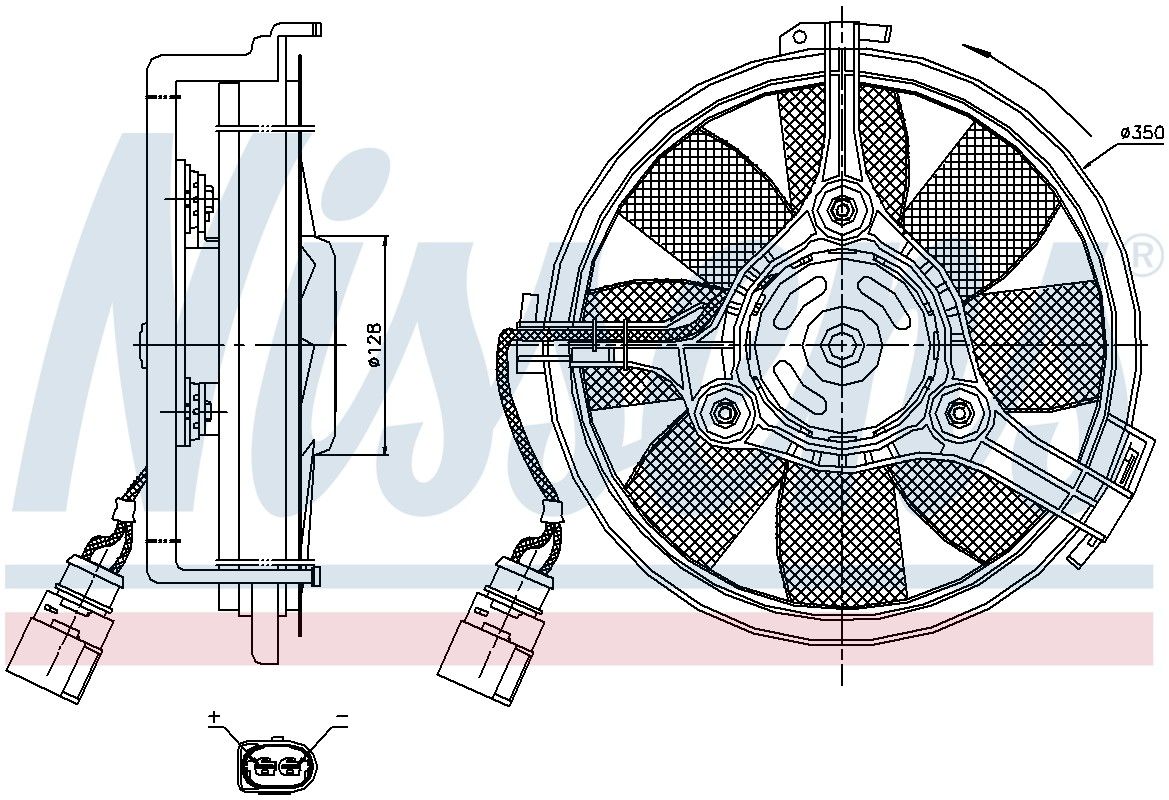 2003, 2002, 2001 Audi S8 Engine Cooling Fan