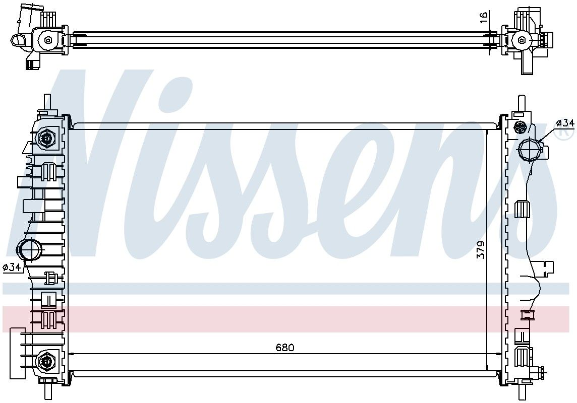 2011 Saab 9-5 Radiator