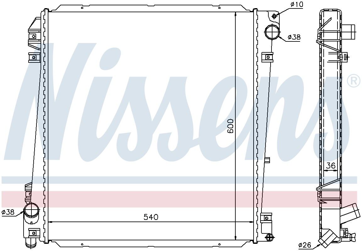 2005, 2004, 2003, 2002 Ford Explorer Radiator