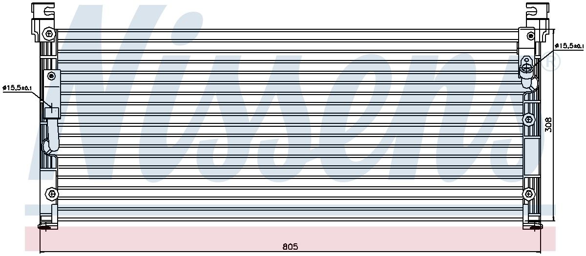 2000, 1999, 1998, 1997, 1996 Toyota RAV4 A/C Condenser