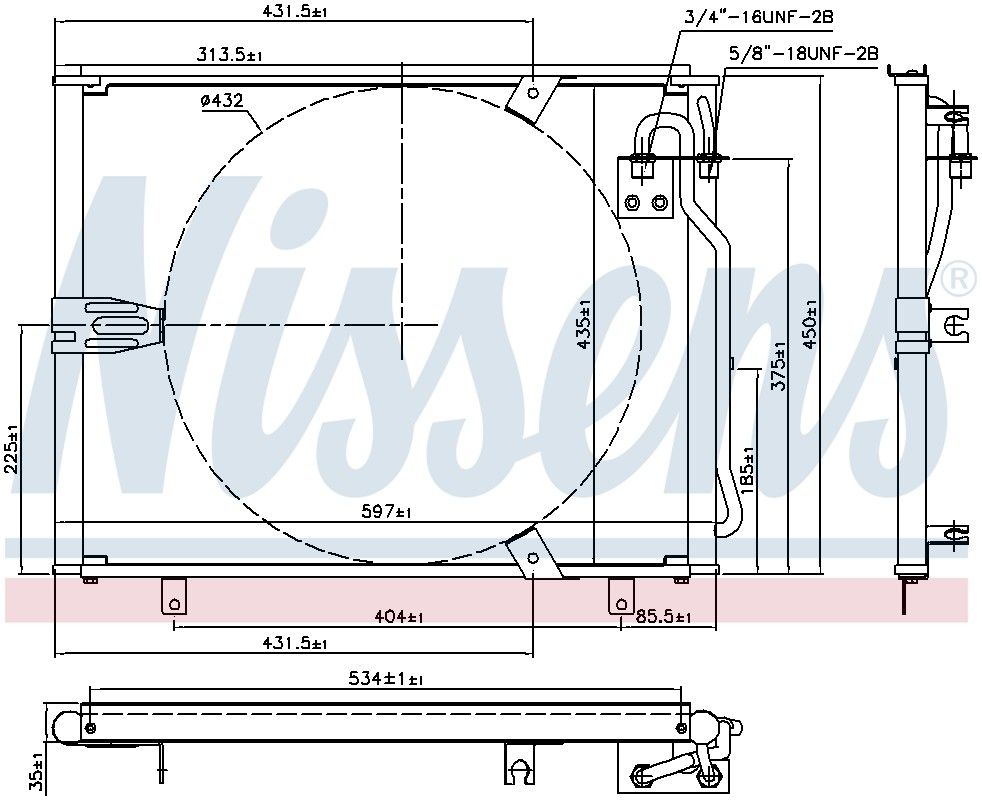 1987, 1986 BMW L7 A/C Condenser