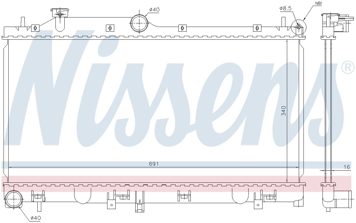 2008 Subaru Impreza Radiator