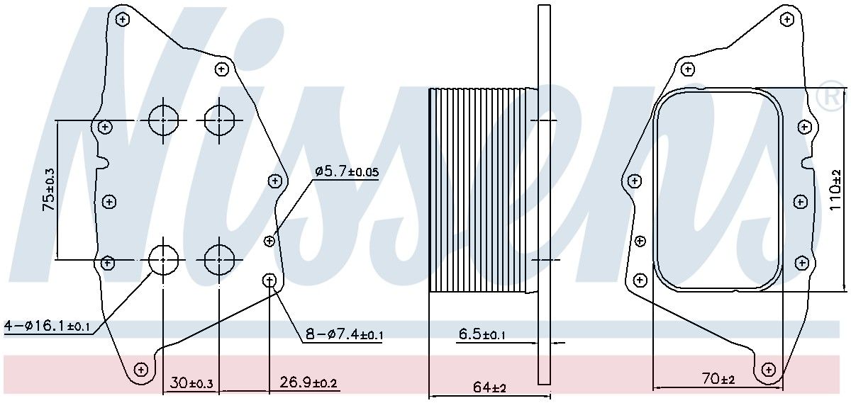 2019, 2018, 2017, 2016 Mini Cooper Clubman Engine Oil Cooler