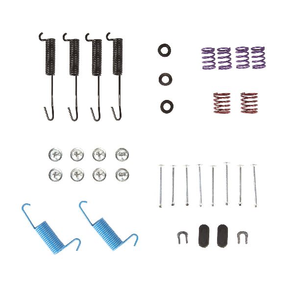 1976-1977 Jeep CJ7 Brake Hold Down Spring Kit - Front or Rear (Omix-Ada)
