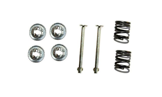 1953-1958 Jeep Willys Brake Hold Down Spring Kit - Front or Rear (Omix-Ada)