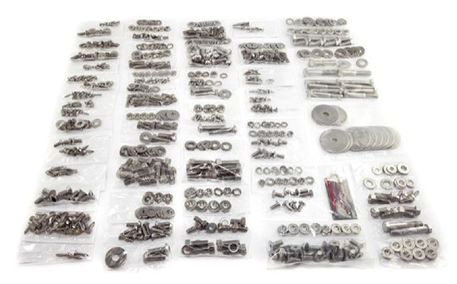 1955-1958 Jeep Willys Body Fastener Kit (Omix-Ada)