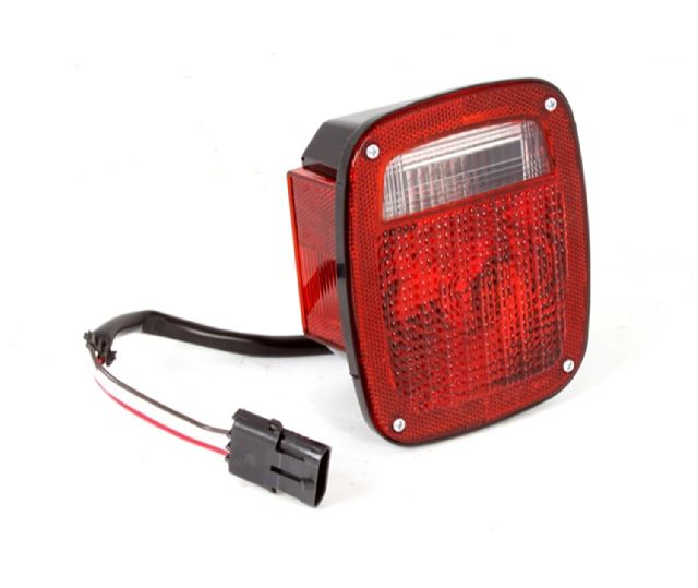 1987-1990 Jeep Wrangler Tail Light Assembly - Left (Omix-Ada)