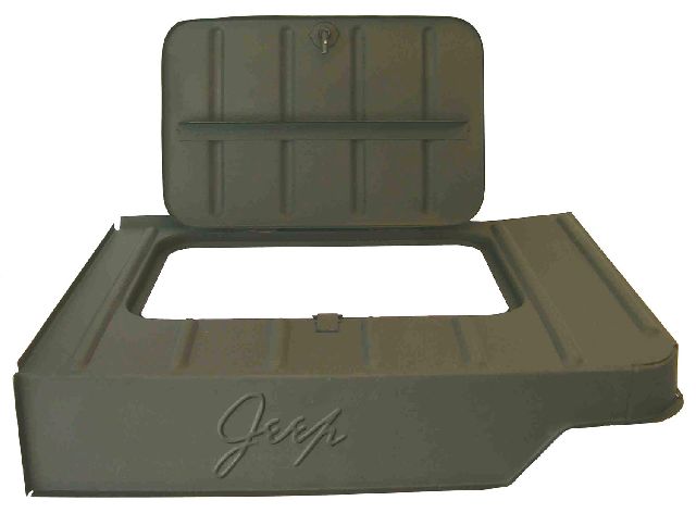 1946-1958 Jeep Willys Truck Tool Box (Omix-Ada)