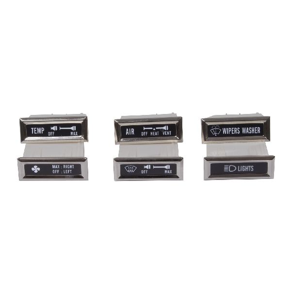 1976-1986 Jeep CJ7 Dash Indicator Light Set (Omix-Ada)
