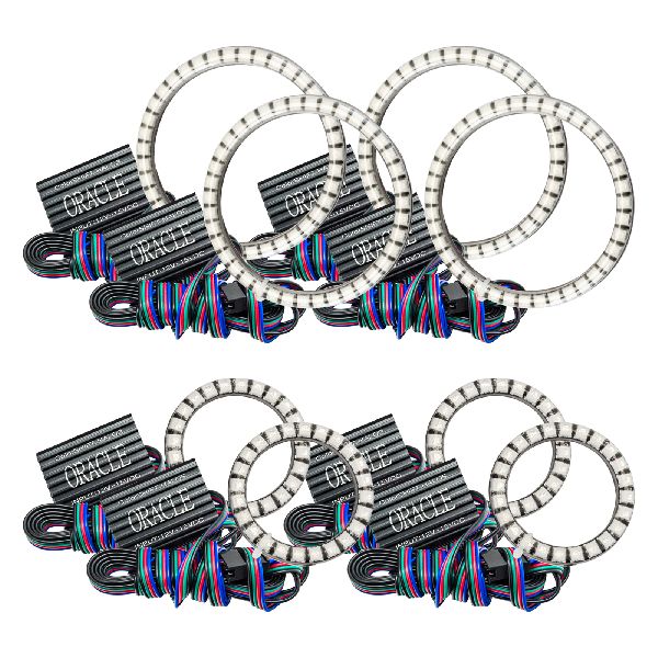 2007-2021 Jeep Wrangler Headlight Halo Ring Emitter Set (Oracle Lighting)