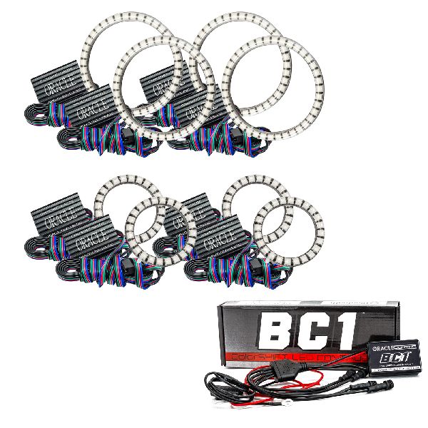 2007-2017 Jeep Wrangler Headlight Halo Ring Emitter Set (Oracle Lighting)