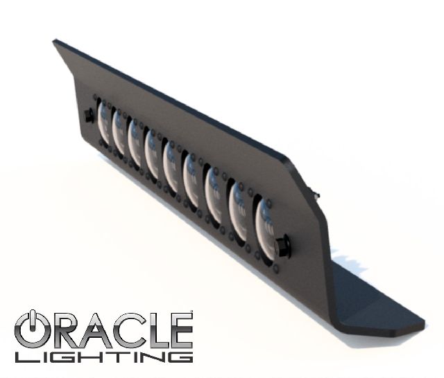 2018-2024 Jeep Wrangler Skid Plate Kit -  or Front Center (Oracle Lighting)
