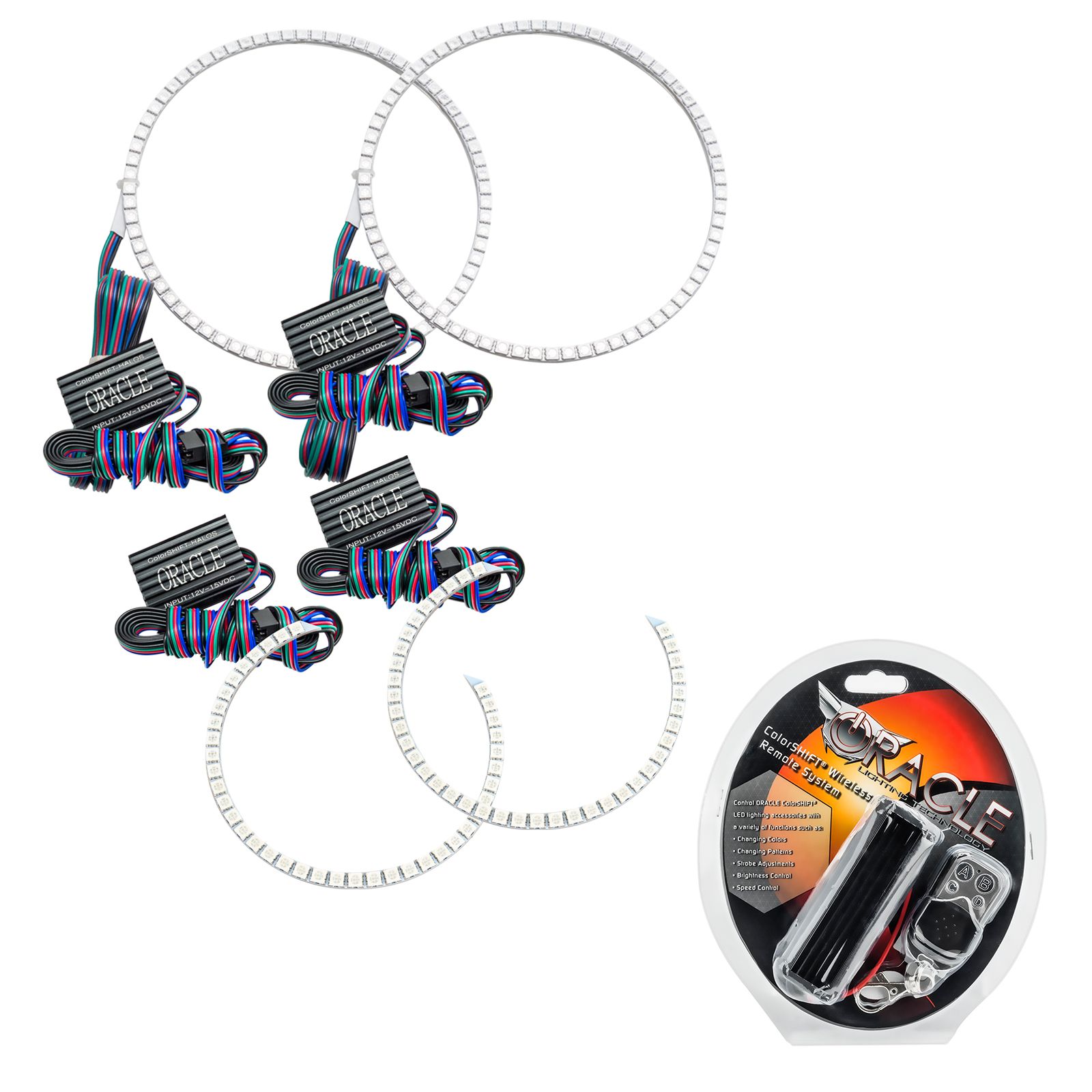 2011, 2010, 2009, 2008, 2007, 2006 BMW M3 Headlight Halo Ring Emitter Set