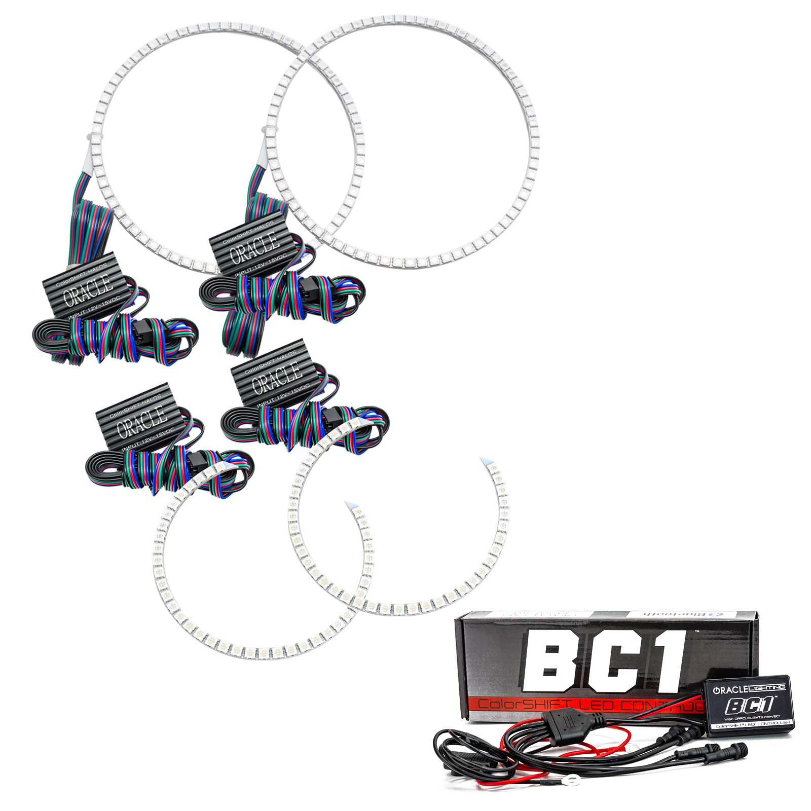 2011, 2010, 2009, 2008, 2007, 2006 BMW M3 Headlight Halo Ring Emitter Set