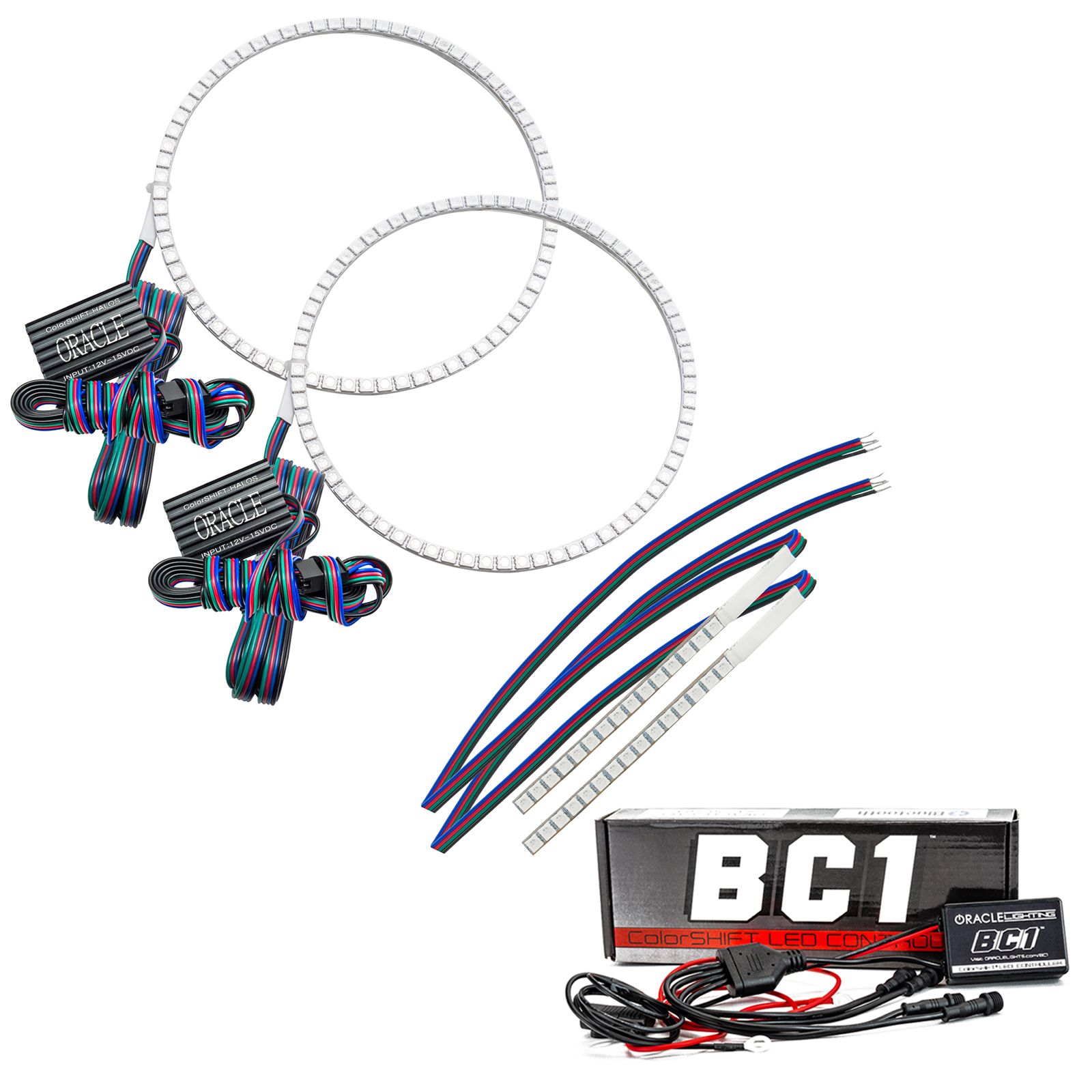 2023, 2022, 2021 Ford Bronco Headlight Halo Ring Emitter Set