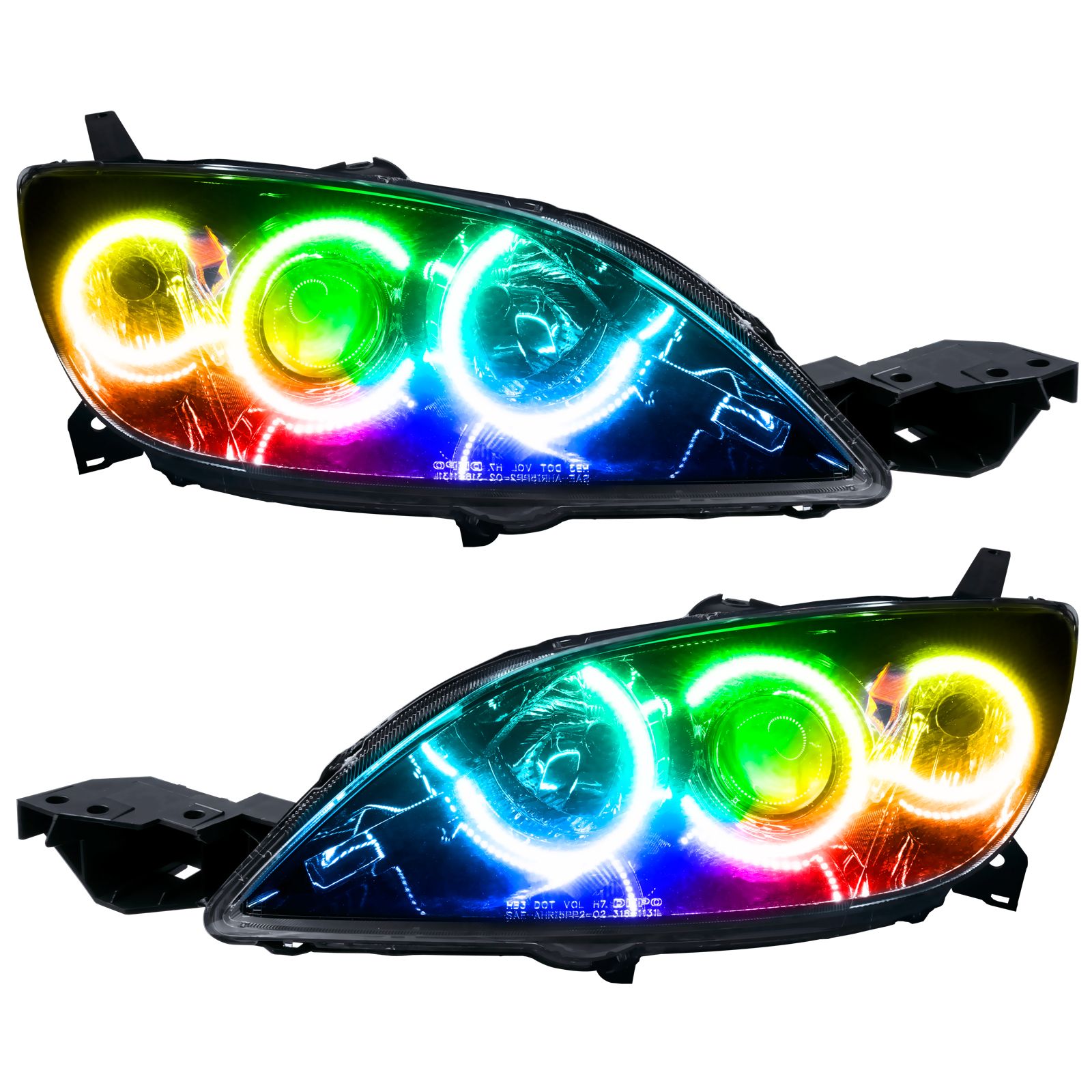 2009, 2008, 2007, 2006, 2005, 2004 Mazda 3 Headlight Assembly