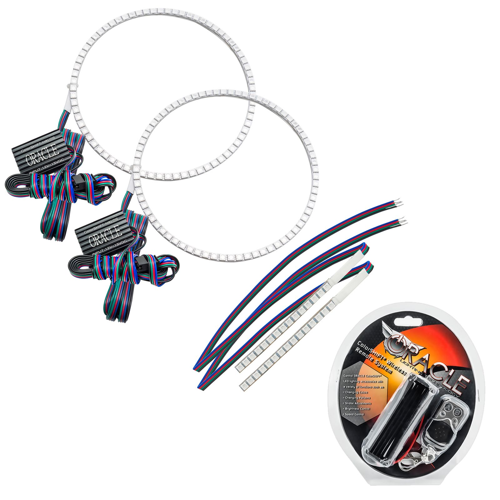 2023, 2022, 2021 Ford Bronco Headlight Halo Ring Emitter Set