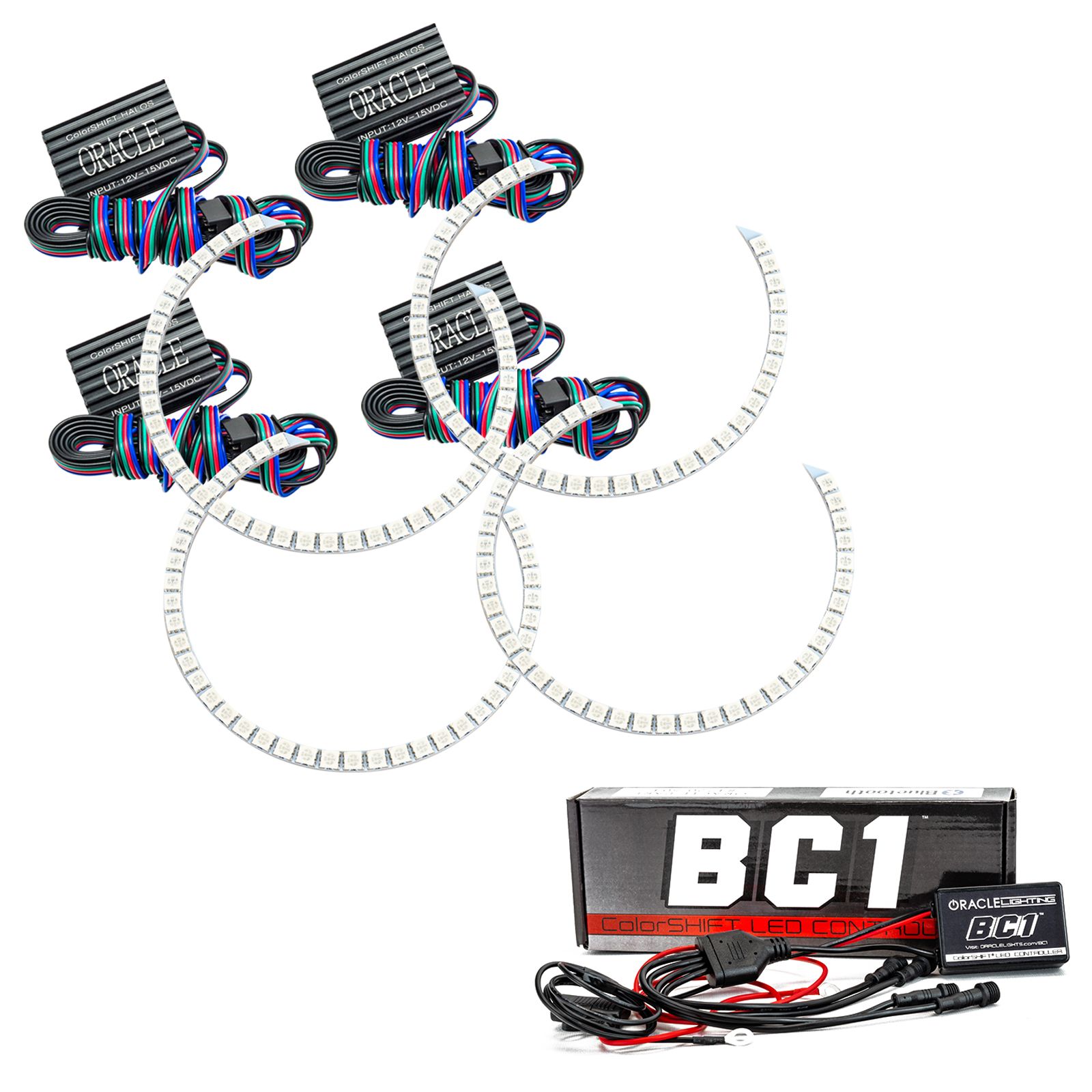 2005, 2004, 2003, 2002, 2001, 2000, 1999, 1998 BMW M3 Headlight Halo Ring Emitter Set