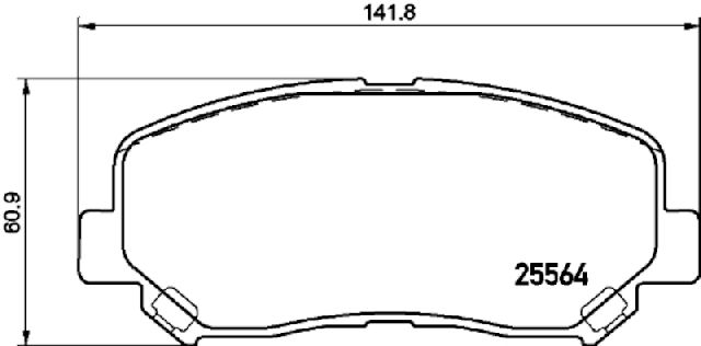 2013-2020 Mazda CX-5 Disc Brake Pad Set - Front (Pagid)