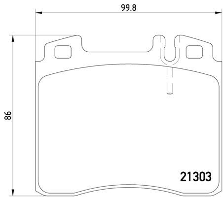 1994-1999 Mercedes-Benz S320 Disc Brake Pad Set - Front (Pagid)