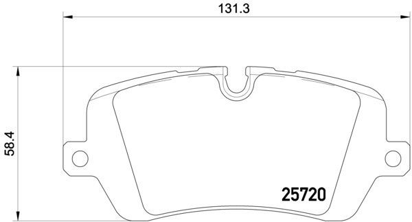 2014-2022 Land Rover Range Rover Sport Disc Brake Pad Set - Rear (Pagid)