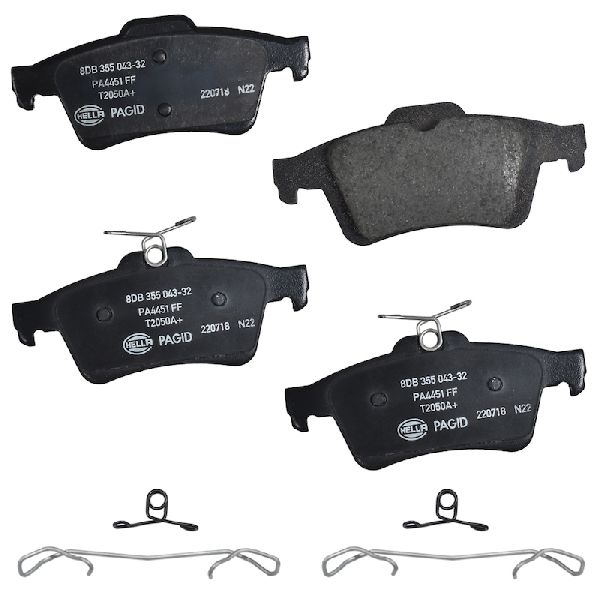 2004-2013 Mazda 3 Disc Brake Pad Set - Rear (Pagid)
