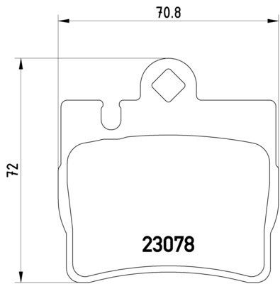 2001-2002 Mercedes-Benz S600 Disc Brake Pad Set - Rear (Pagid)