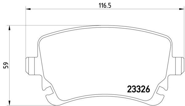 2006 Audi A6 Disc Brake Pad Set - Rear (Pagid)