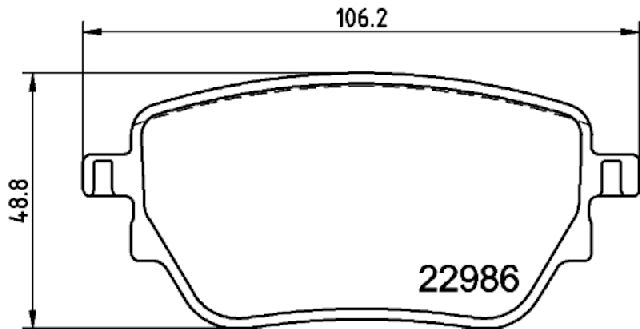 2021 Mercedes-Benz GLA250 Disc Brake Pad Set - Rear (Pagid)