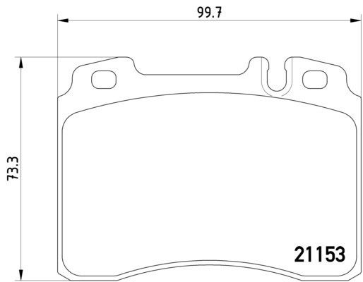 1994-1999 Mercedes-Benz SL600 Disc Brake Pad Set - Front (Pagid)
