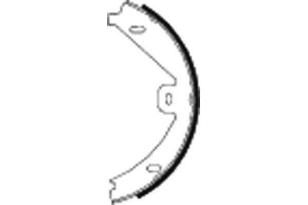 2010-2012 Mercedes-Benz GLK350 Parking Brake Shoe Set - Rear (Pagid)