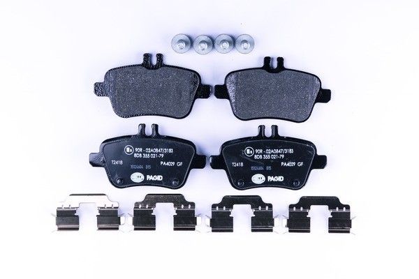 2015-2020 Mercedes-Benz GLA250 Disc Brake Pad Set - Rear (Pagid)