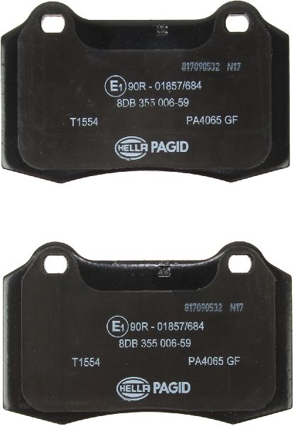 2004-2007 Volvo V70 Disc Brake Pad Set - Rear (Pagid)