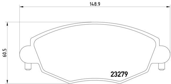 2002-2008 Jaguar X-Type Disc Brake Pad Set - Front (Pagid)
