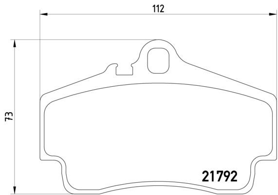 1997-2012 Porsche Boxster Disc Brake Pad Set - Front or Rear (Pagid)