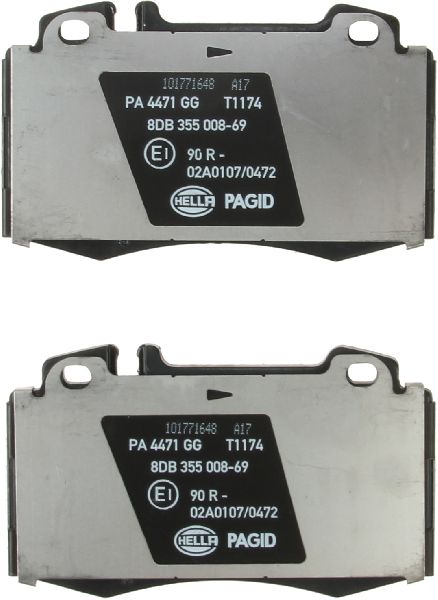 2001-2006 Mercedes-Benz S600 Disc Brake Pad Set - Front (Pagid)