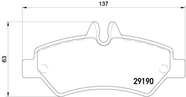 2010-2018 Mercedes-Benz Sprinter 2500 Disc Brake Pad Set - Rear (Pagid)