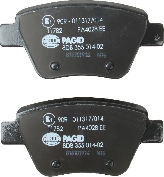 2010-2013 Audi A3 Disc Brake Pad Set - Rear (Pagid)