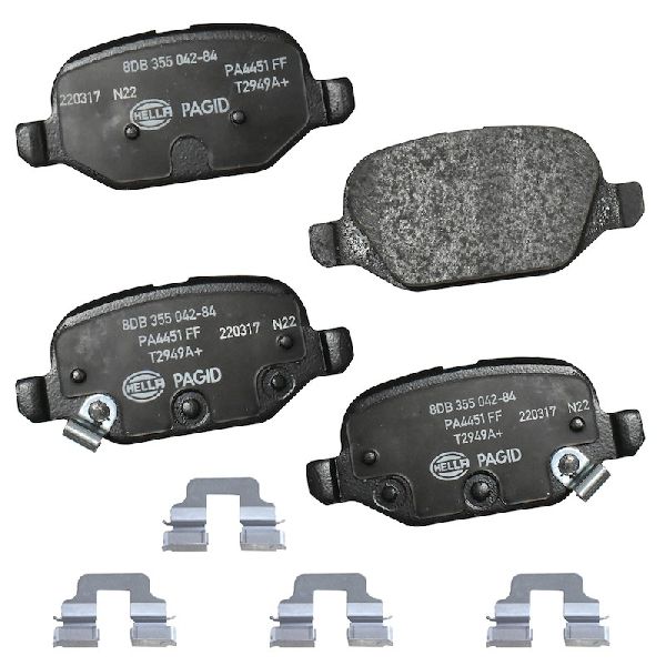 2012-2019 Fiat 500 Disc Brake Pad Set - Rear (Pagid)