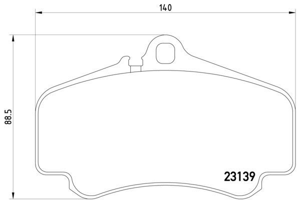 2001-2012 Porsche 911 Disc Brake Pad Set - Front (Pagid)