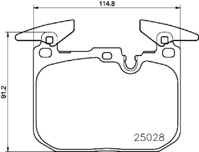 2015-2020 BMW M4 Disc Brake Pad Set - Front (Pagid)