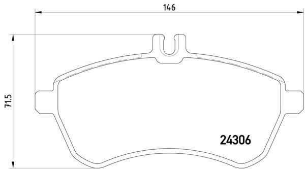2008-2012 Mercedes-Benz C300 Disc Brake Pad Set - Front (Pagid)