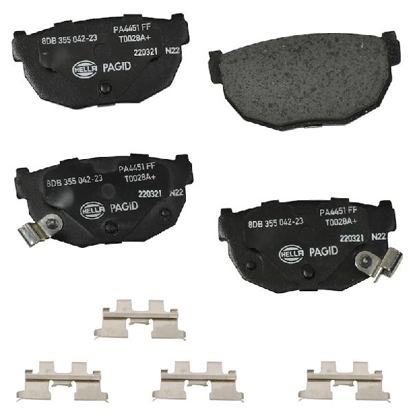 1982-1987 Nissan 200SX Disc Brake Pad Set - Rear (Pagid)