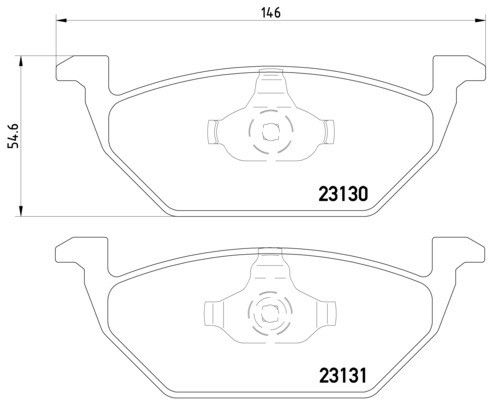 1999-2018 Volkswagen Jetta Disc Brake Pad Set - Front (Pagid)