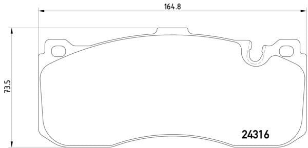 2013 Mini Cooper Disc Brake Pad Set - Front (Pagid)