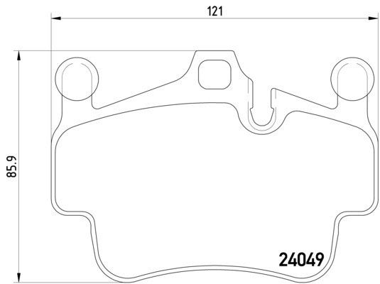 2007-2012 Porsche Boxster Disc Brake Pad Set - Front (Pagid)