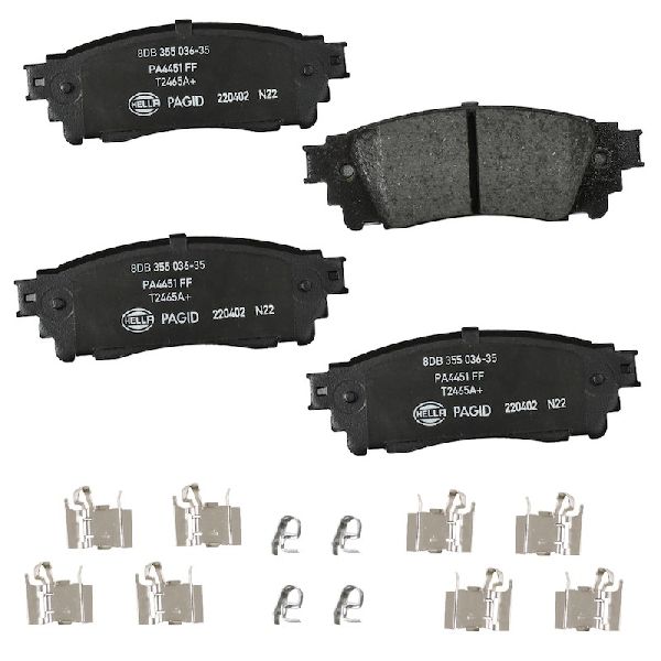 2023-2024 Toyota Prius Disc Brake Pad Set - Rear (Pagid)
