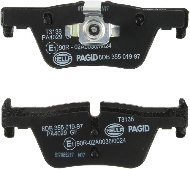 2014-2016 BMW 428i Disc Brake Pad Set - Rear (Pagid)