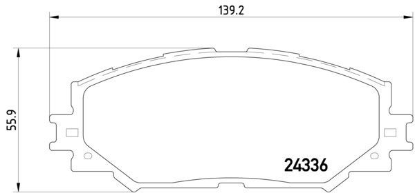 2008-2014 Scion xD Disc Brake Pad Set - Front (Pagid)
