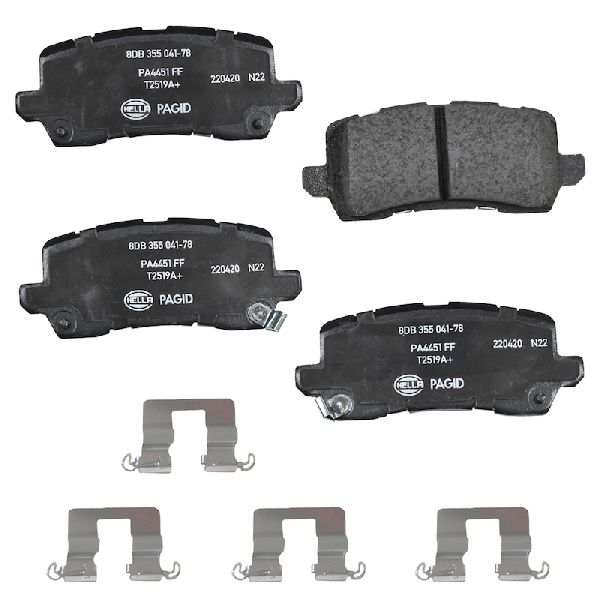 2018-2024 Honda Odyssey Disc Brake Pad Set - Rear (Pagid)
